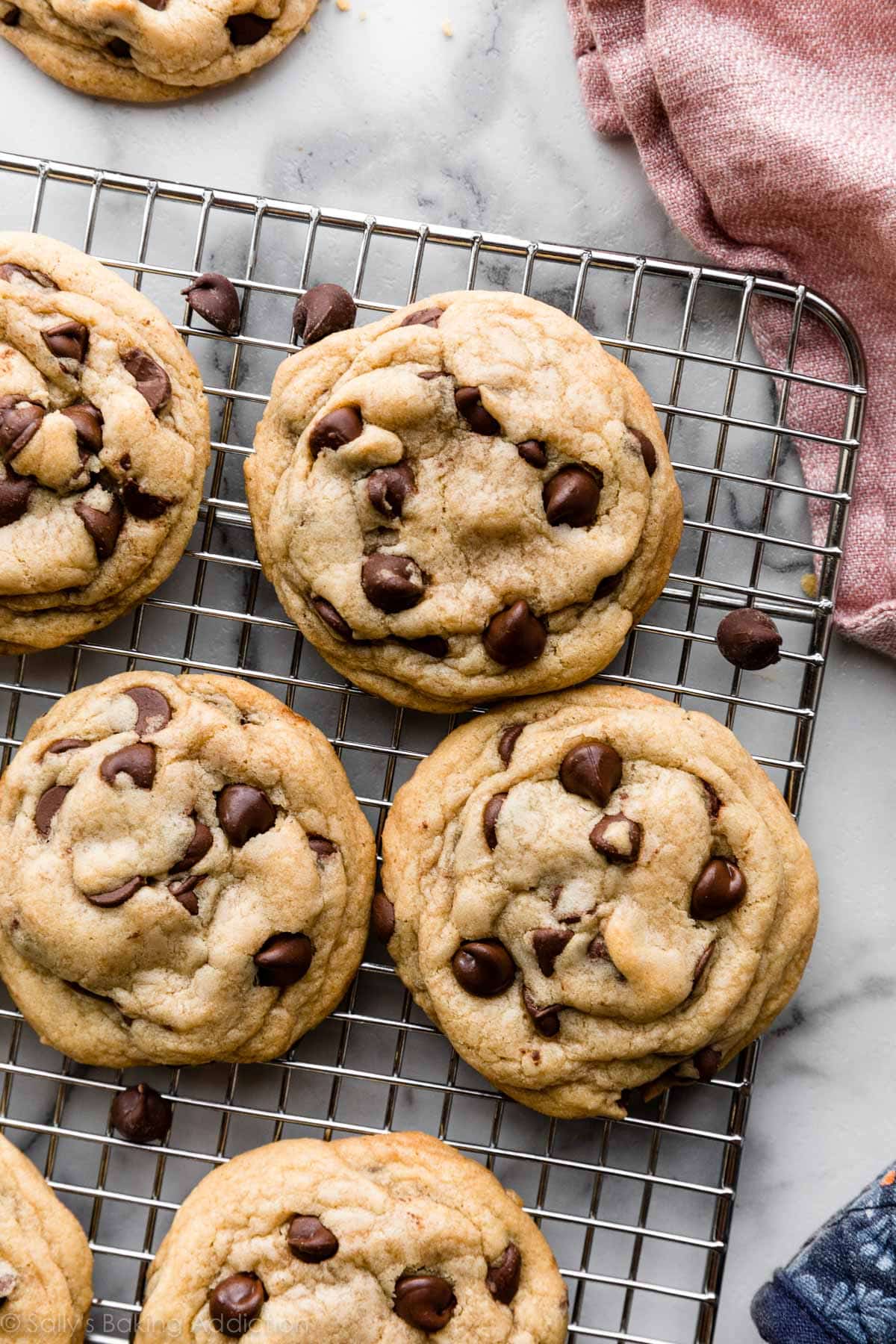 Baked Chocolate Chip Cookies