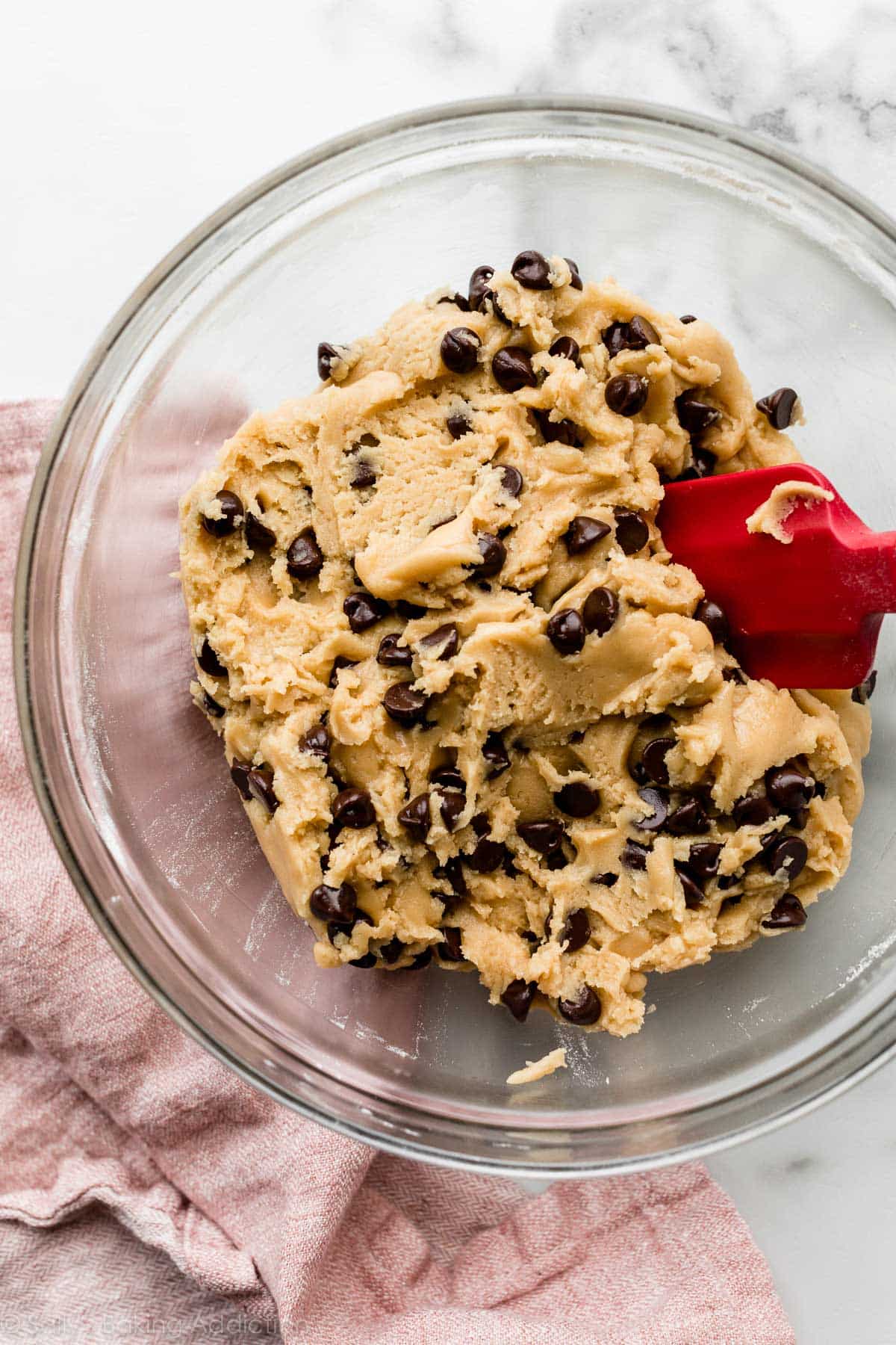 Combined Chocolate Chip Cookie Dough